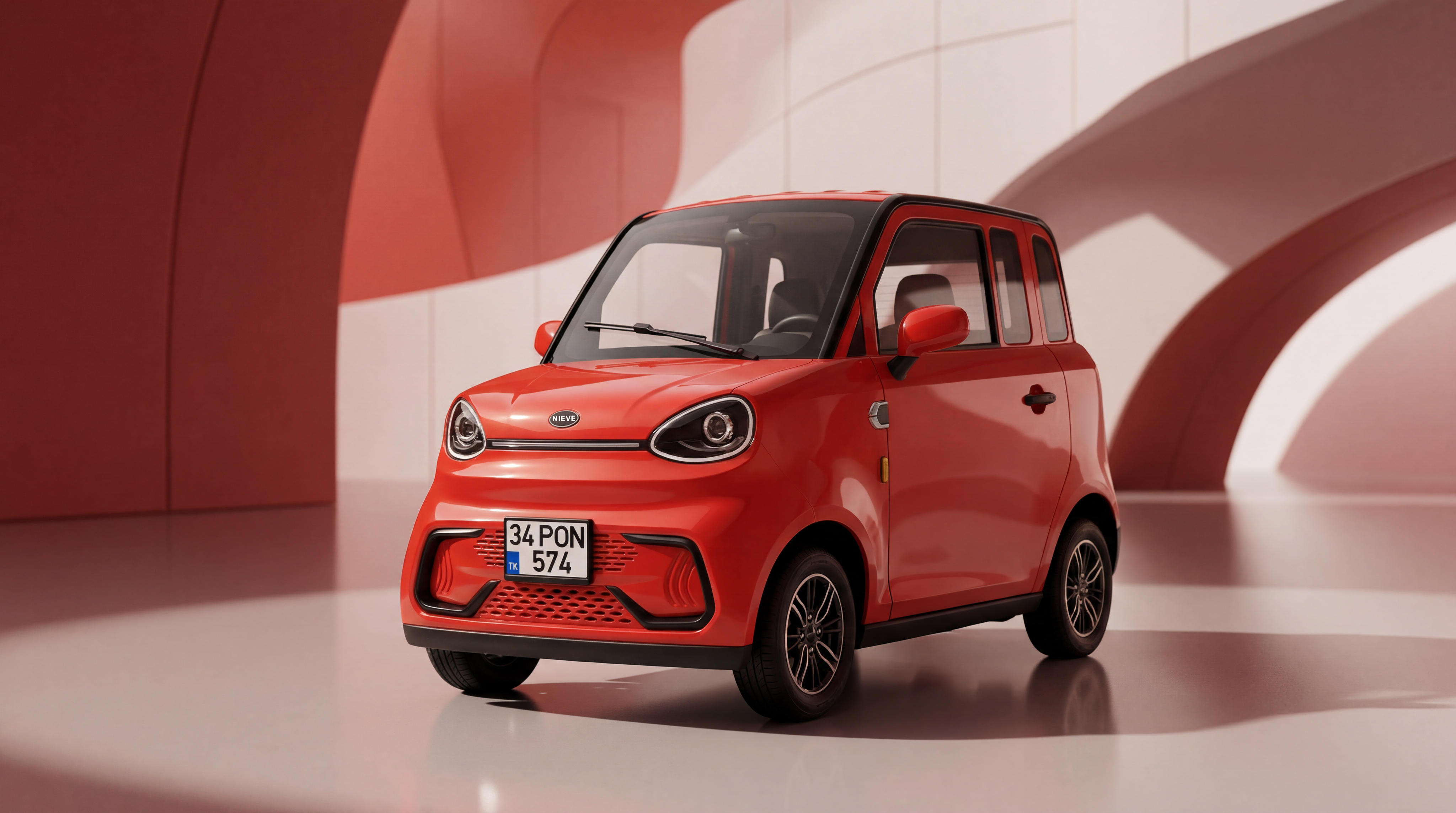 For Motion NIEVE Q-EN, an enclosed mobility scooter with four seats