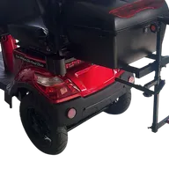 Rollator holder at the rear